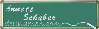 Annett Schaber Visitenkarte